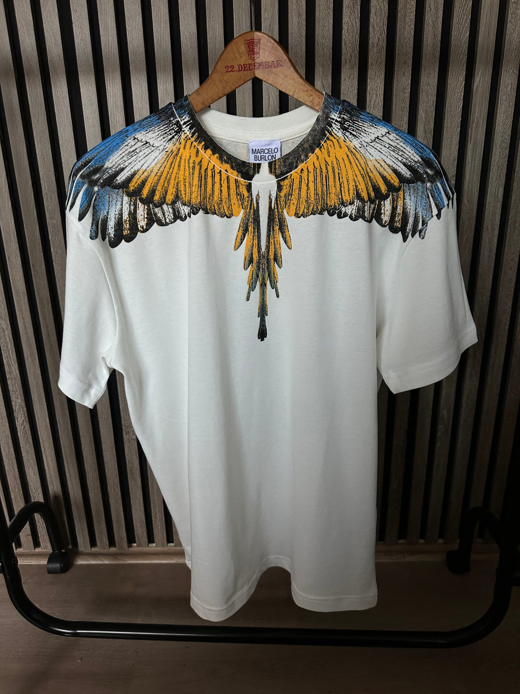 Marcelo Burlon majica (plavo-žuta)