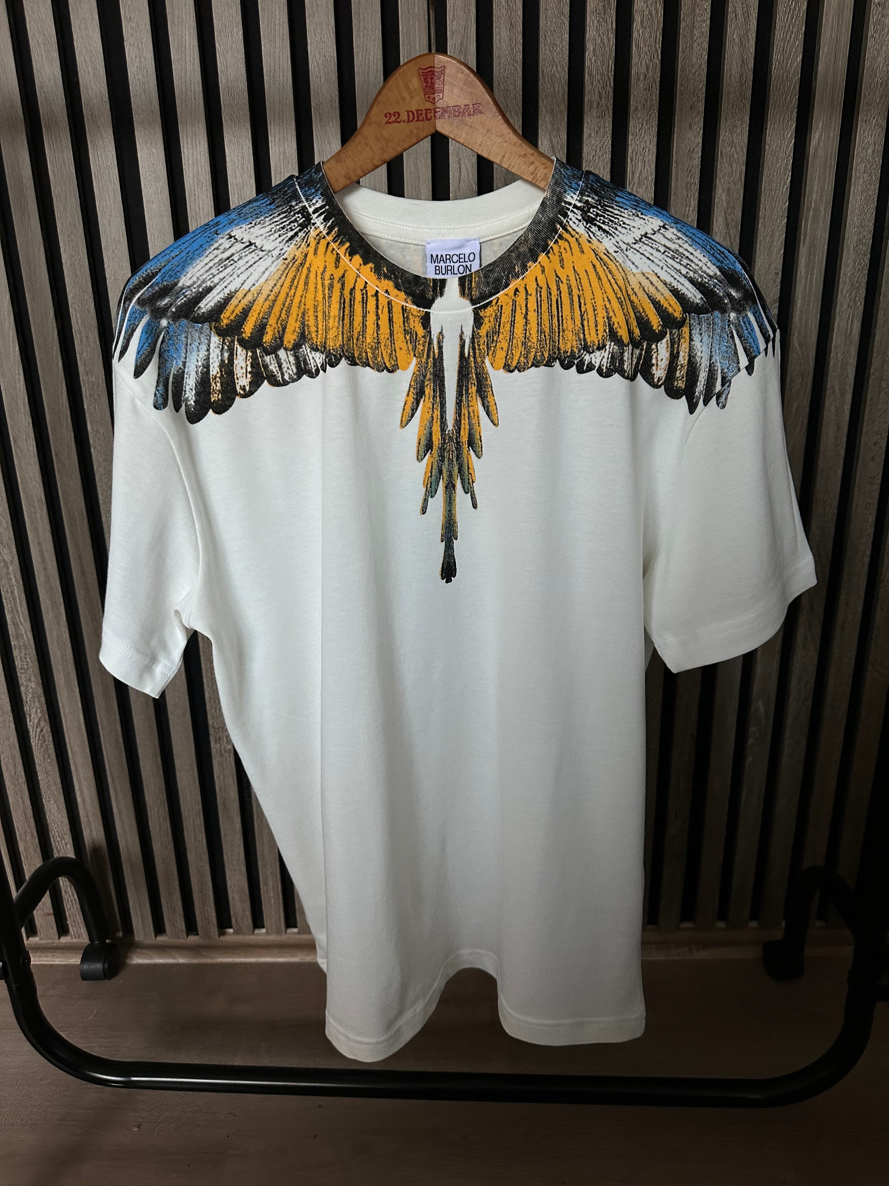Marcelo Burlon majica (plavo-žuta)