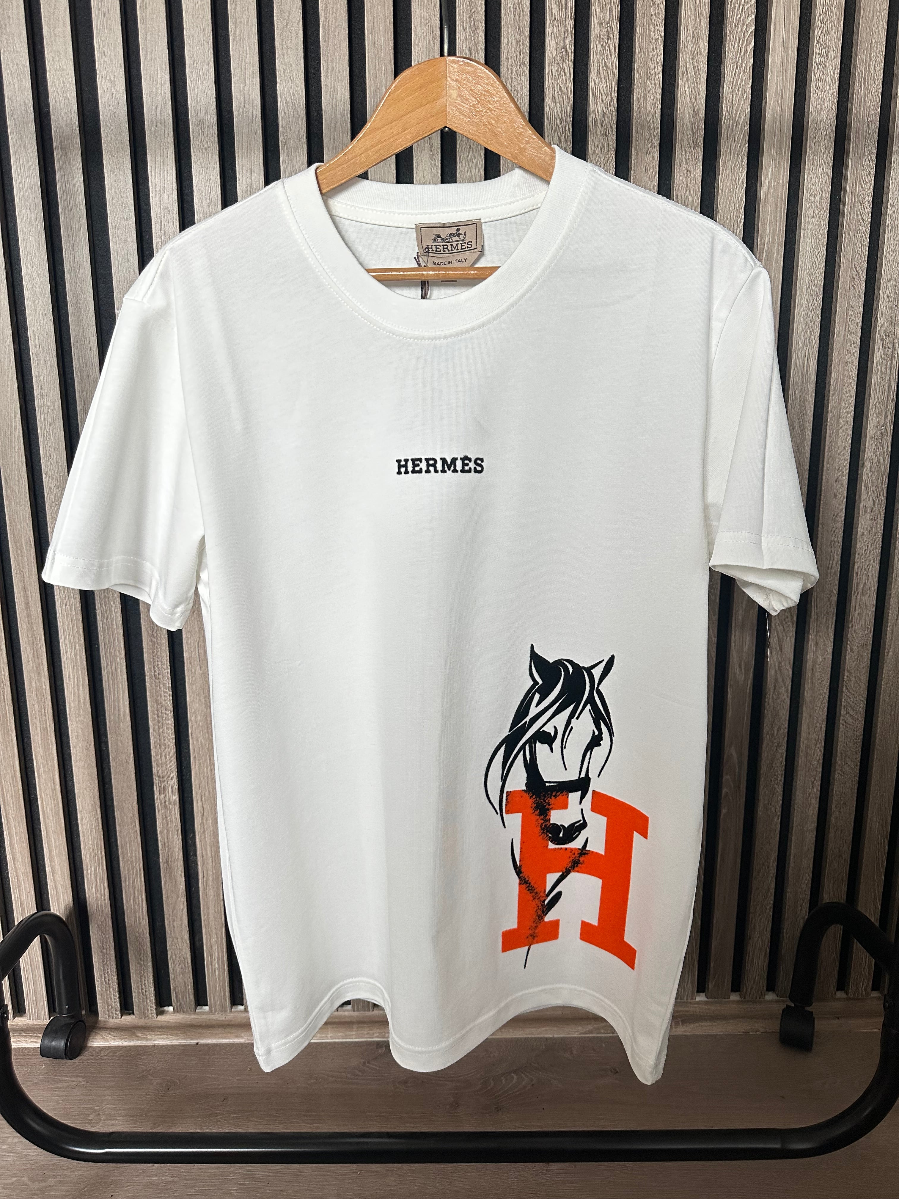 HERMES bela majica