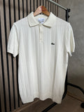 LACOSTE Majica na kragnu (Bela)