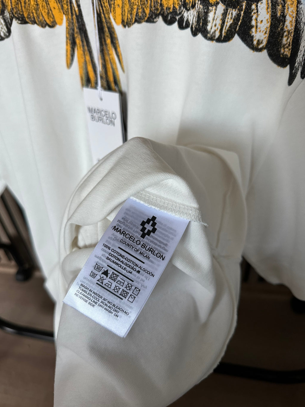 Marcelo Burlon majica (plavo-žuta)