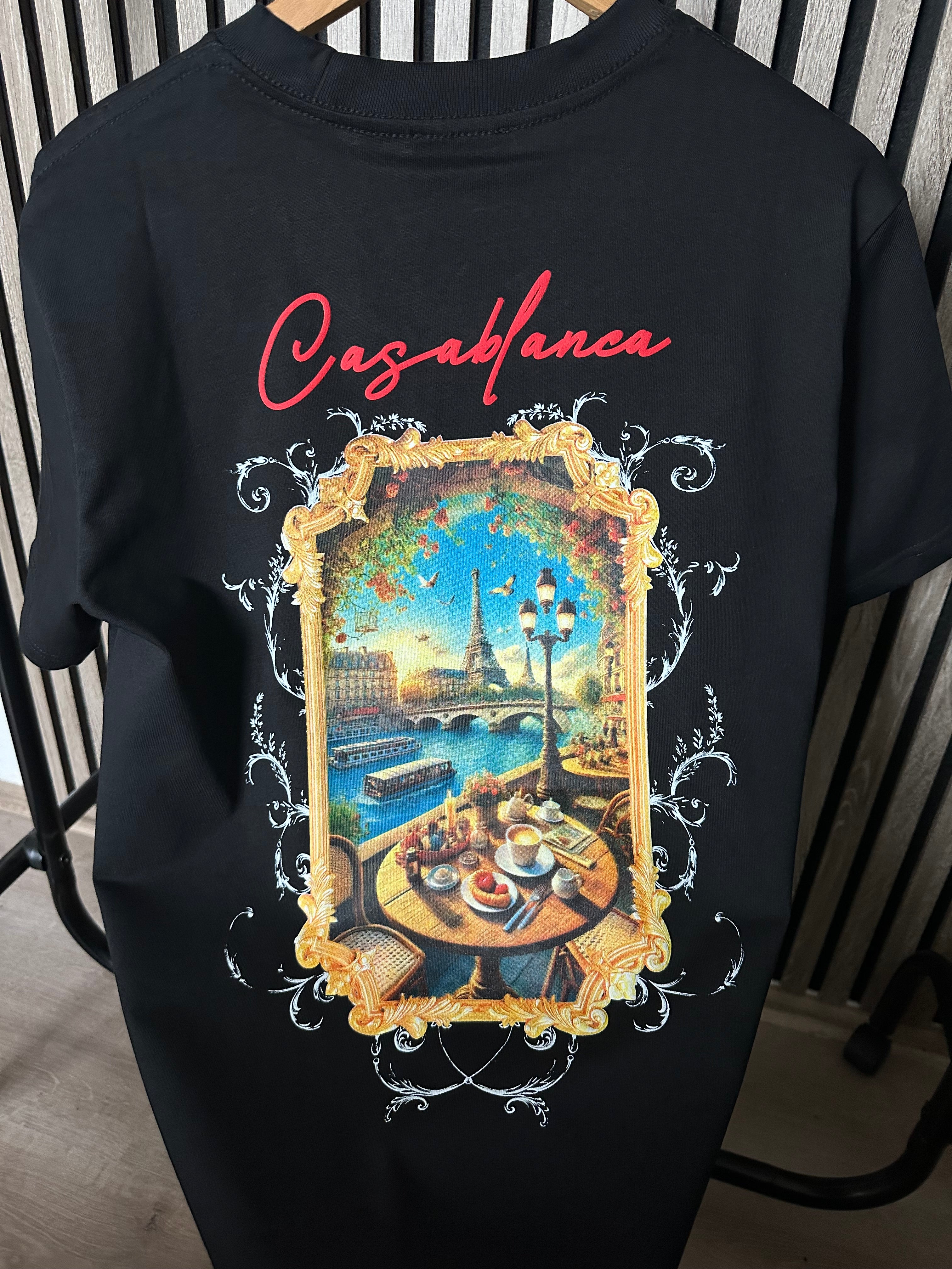 CASABLANCA Crna Paris majica