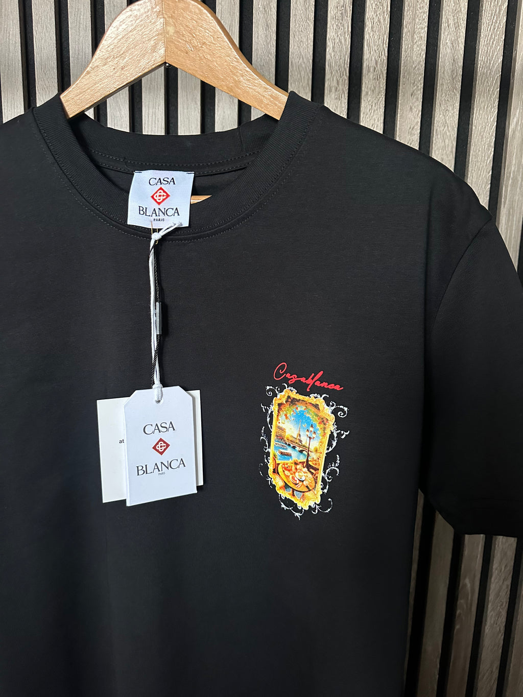 CASABLANCA Crna Paris majica