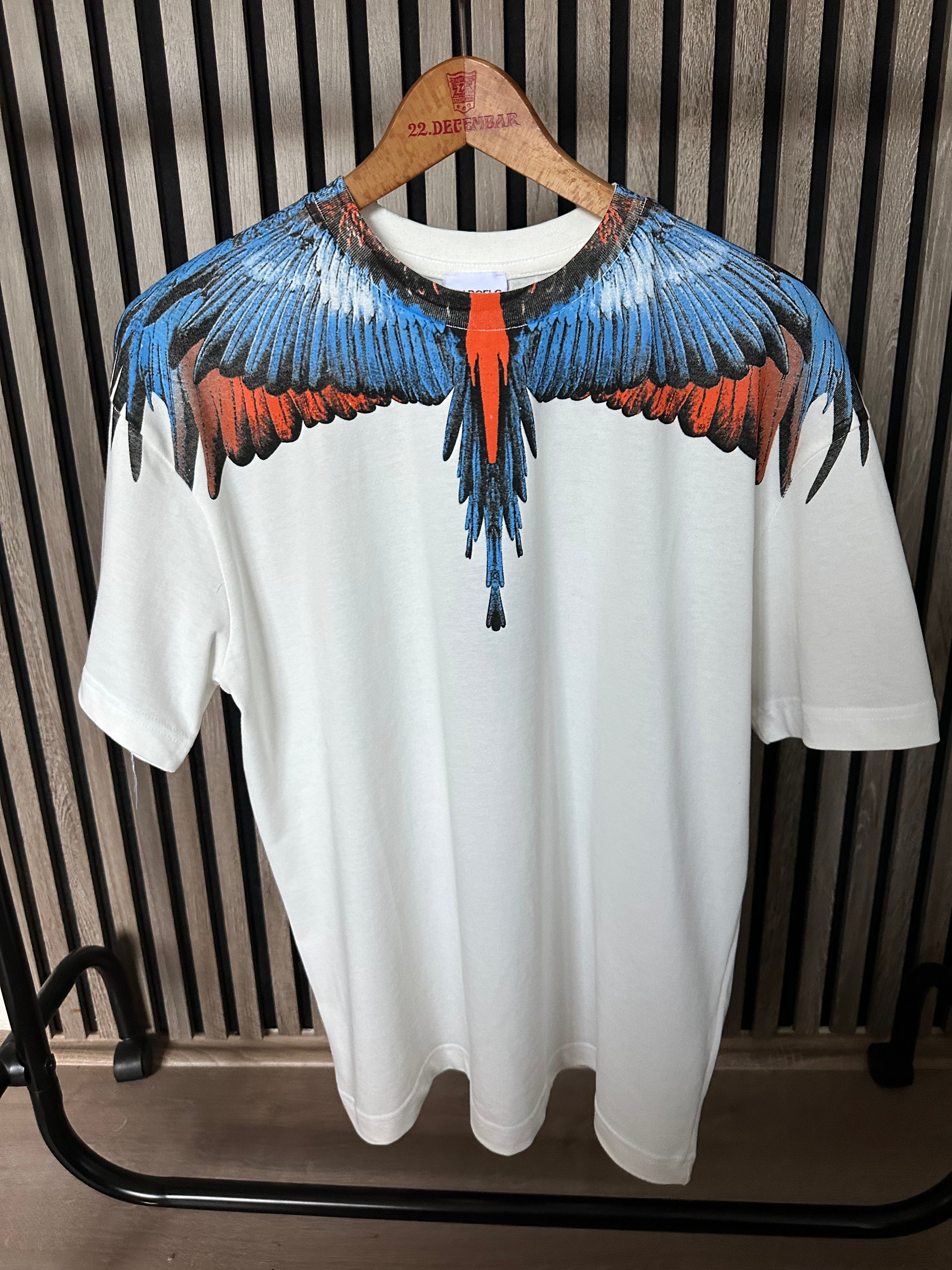 Marcelo Burlon majica (plavo-narandžasta)