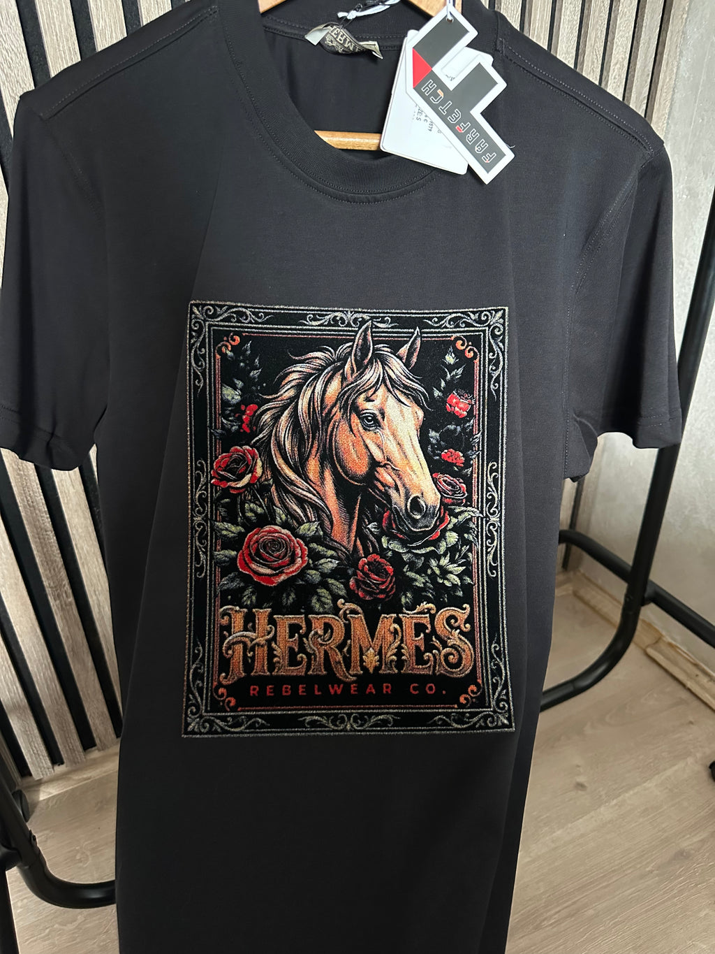 HERMES majica (Horse and Roses)