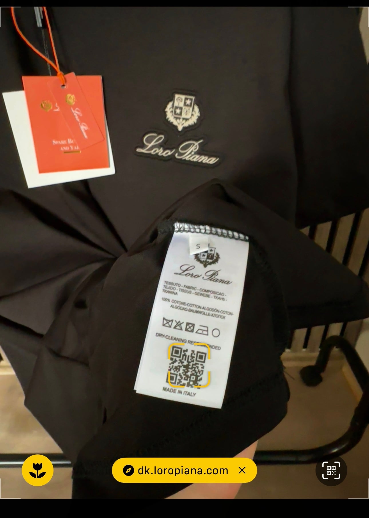 Loro Piana Crna Majica