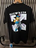 OFF-WHITE Homer Simpson Crna Majica