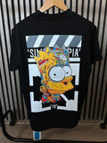 OFF-WHITE Bart Simpson Crna Majica