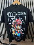 OFF-WHITE Super Mario Crna Majica