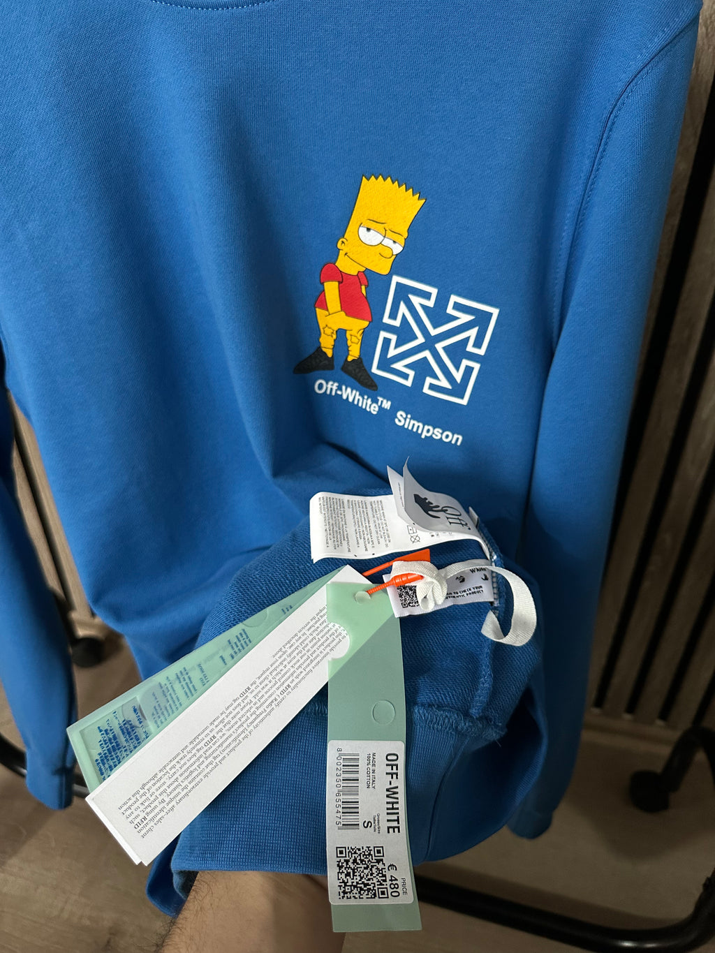 OFF-WHITE Simpsons Plavi Duks