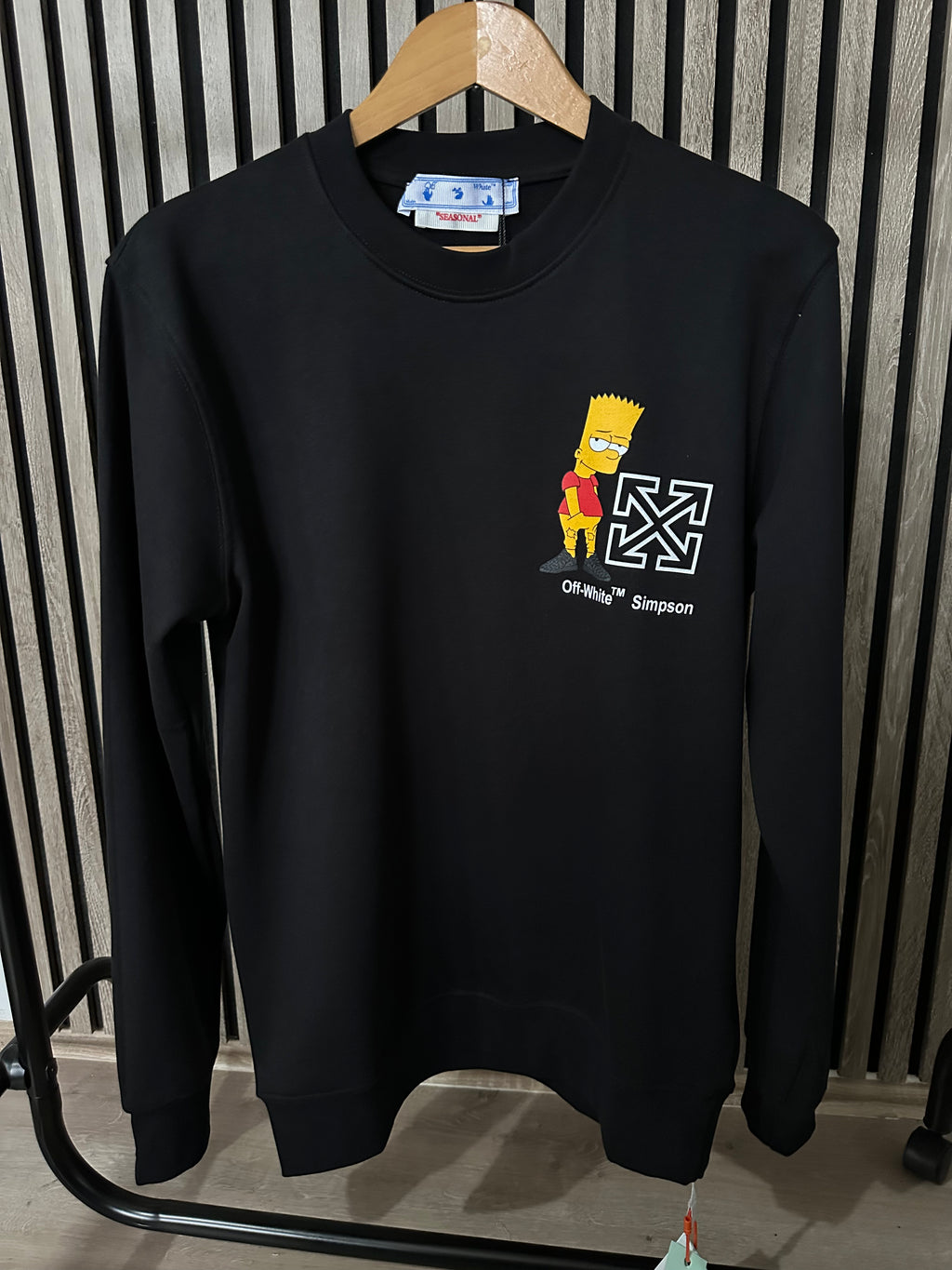 OFF-WHITE Simpsons Crni Duks