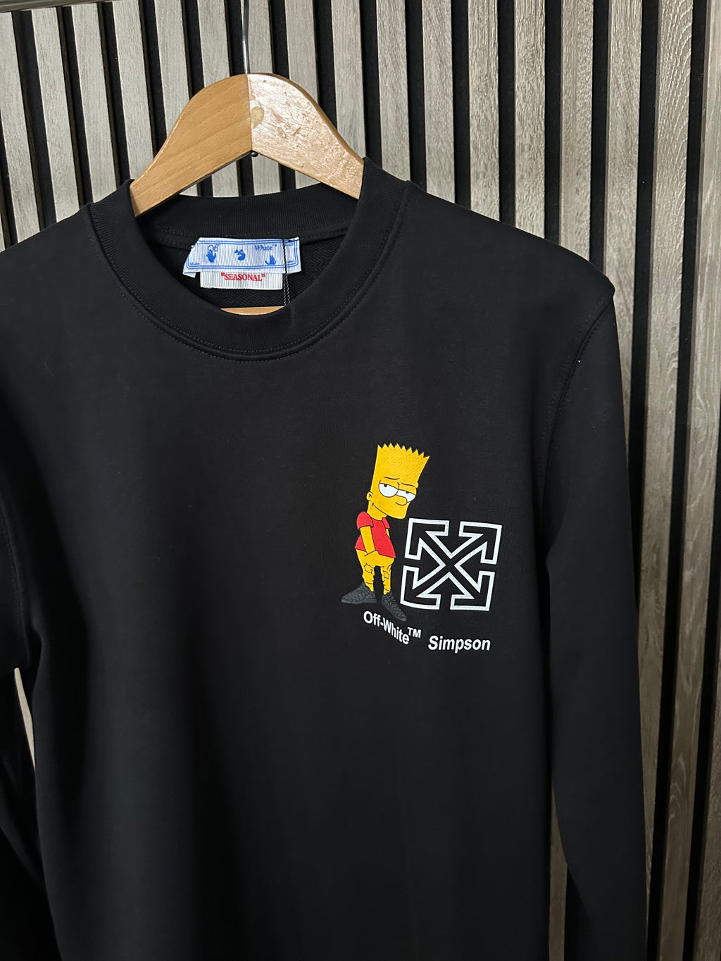 OFF-WHITE Simpsons Crni Duks