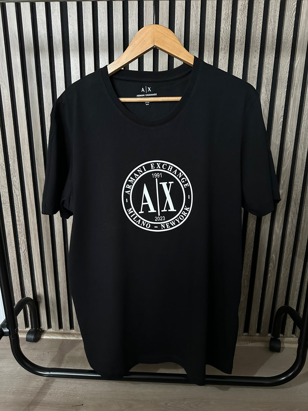 Armani Exchange Crna Majica