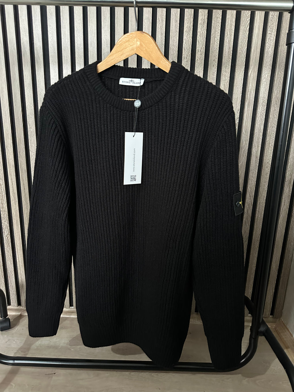 Stone Island Crni Džemper