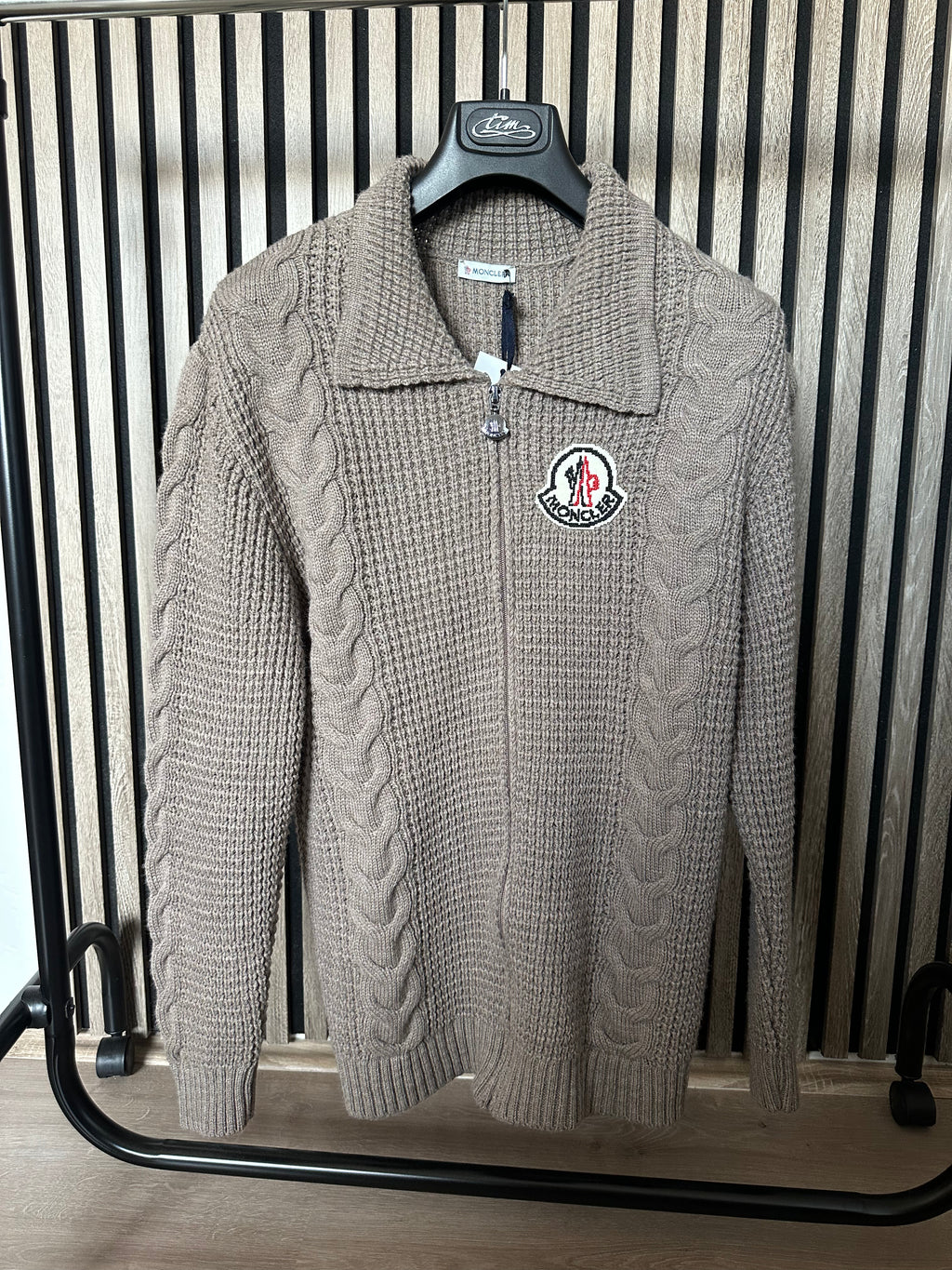 Moncler Bež Zip Džemper