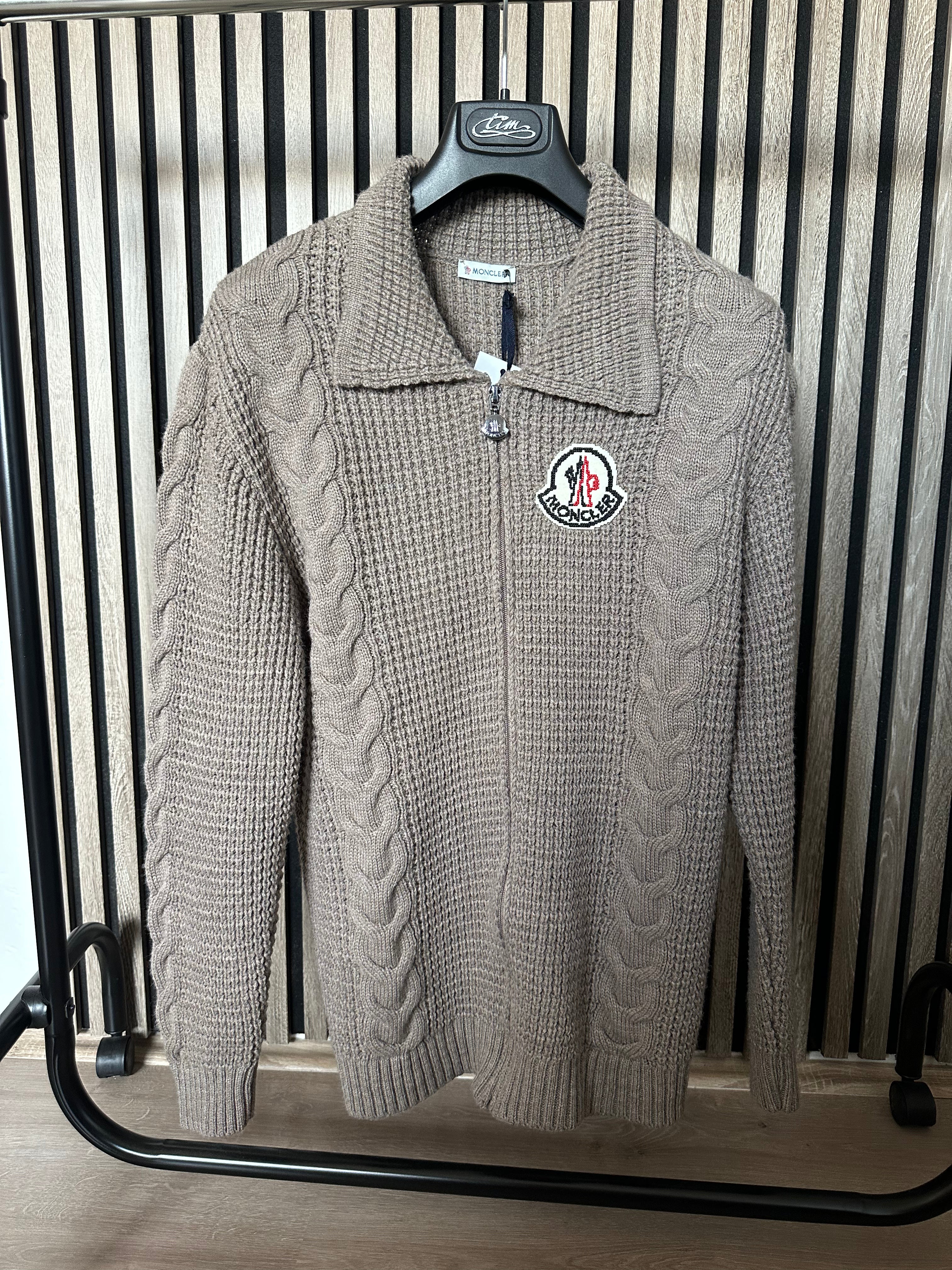 Moncler Bež Zip Džemper