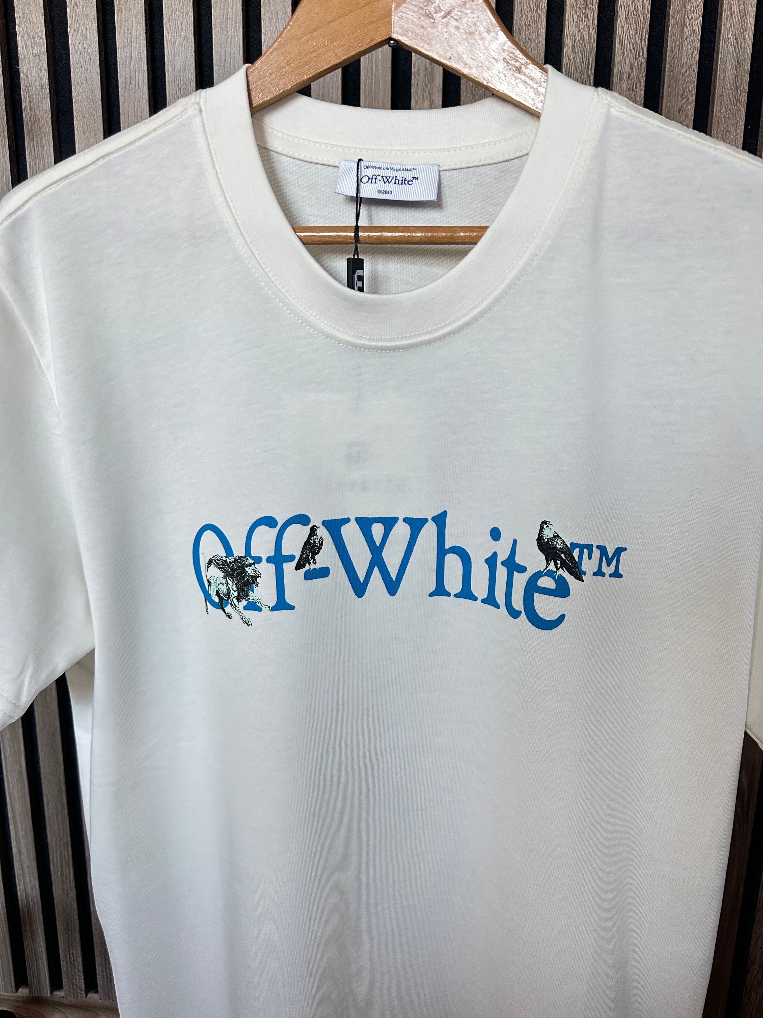 OFF-WHITE Eagle Bela Majica