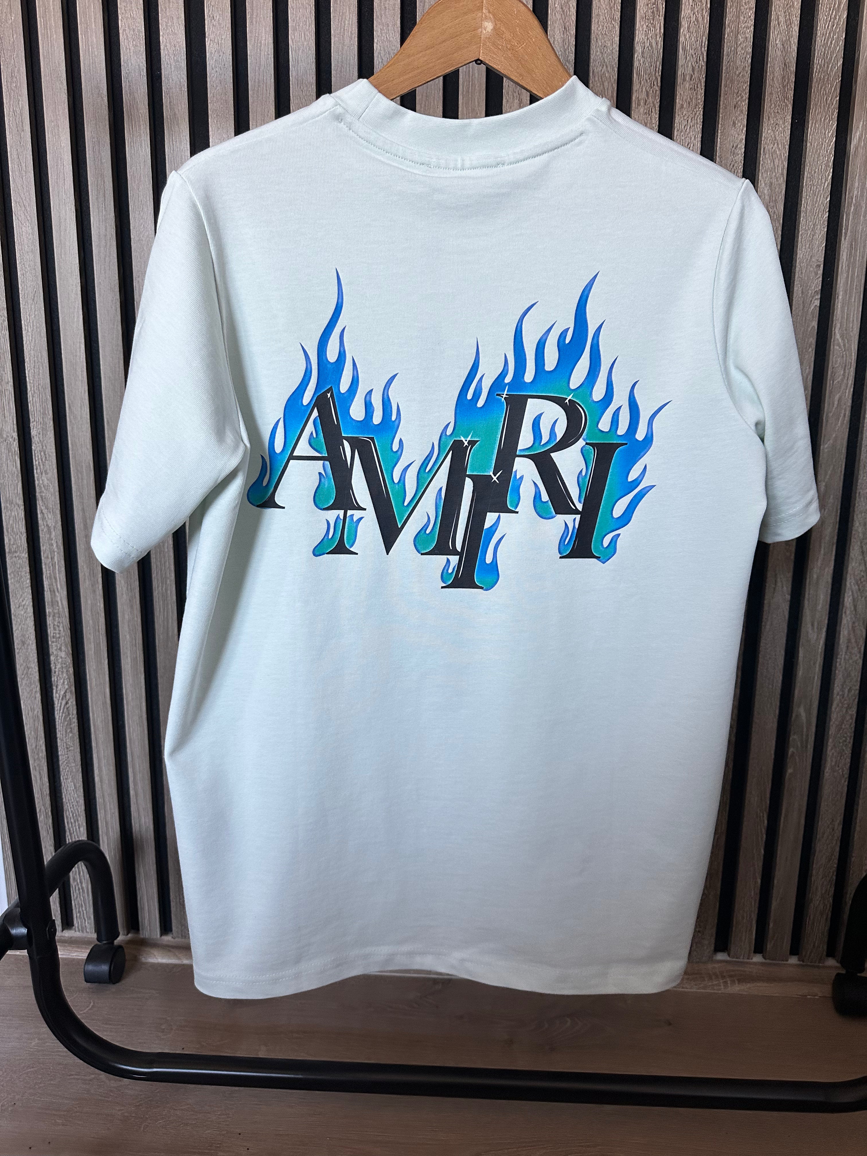 Amiri Blue Fire Bela Majica