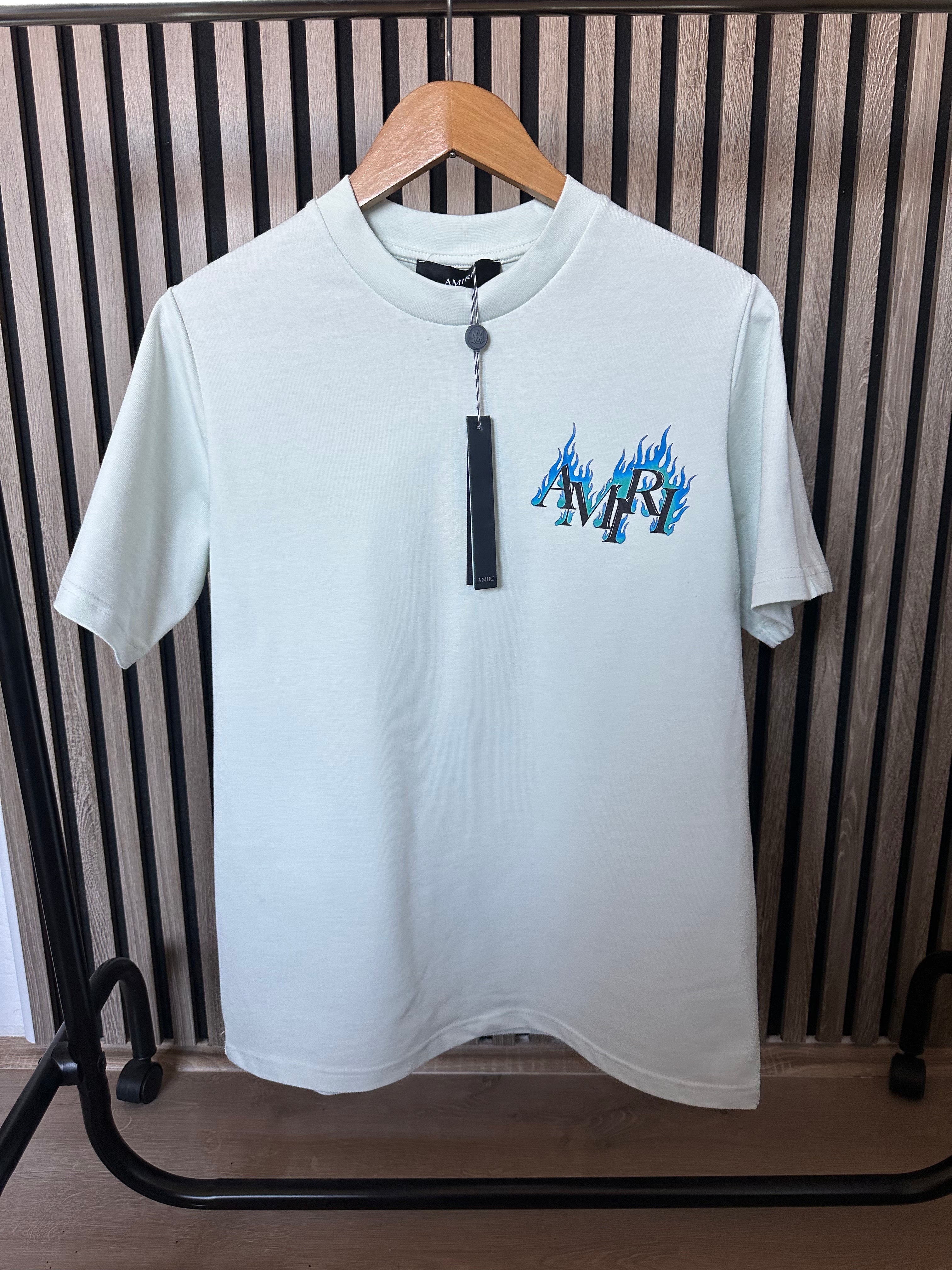 Amiri Blue Fire Bela Majica