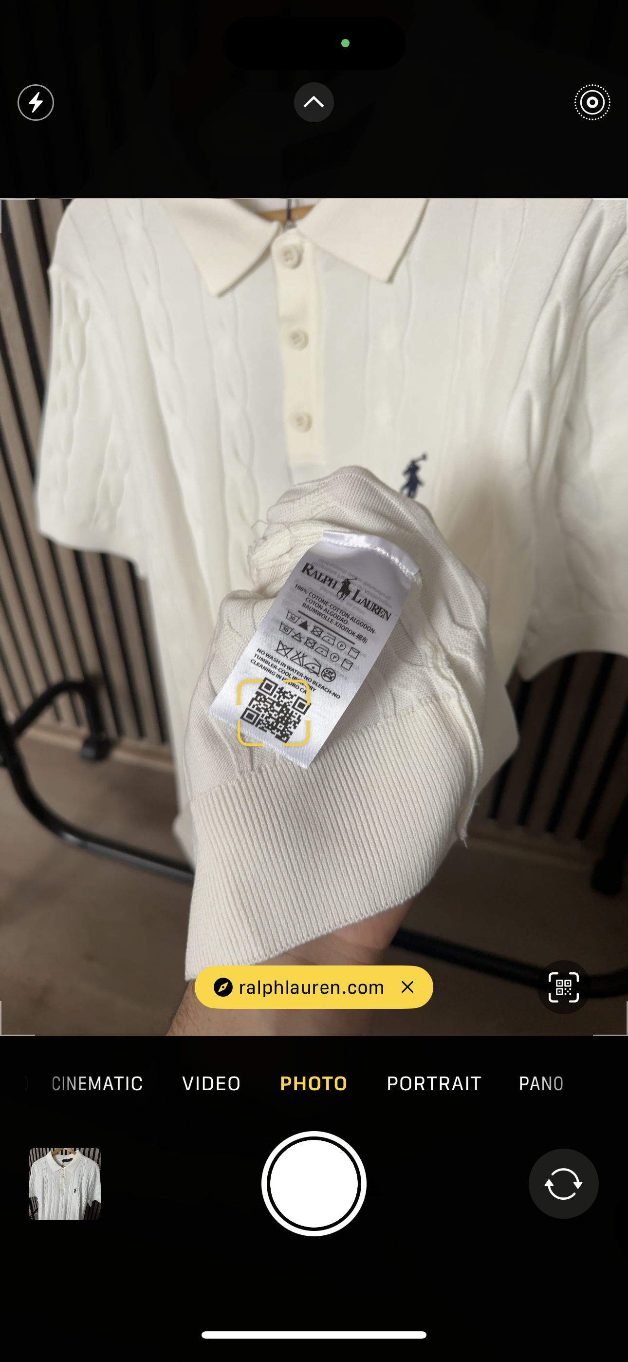 POLO by Ralph Lauren Bela Knitted Polo Majica