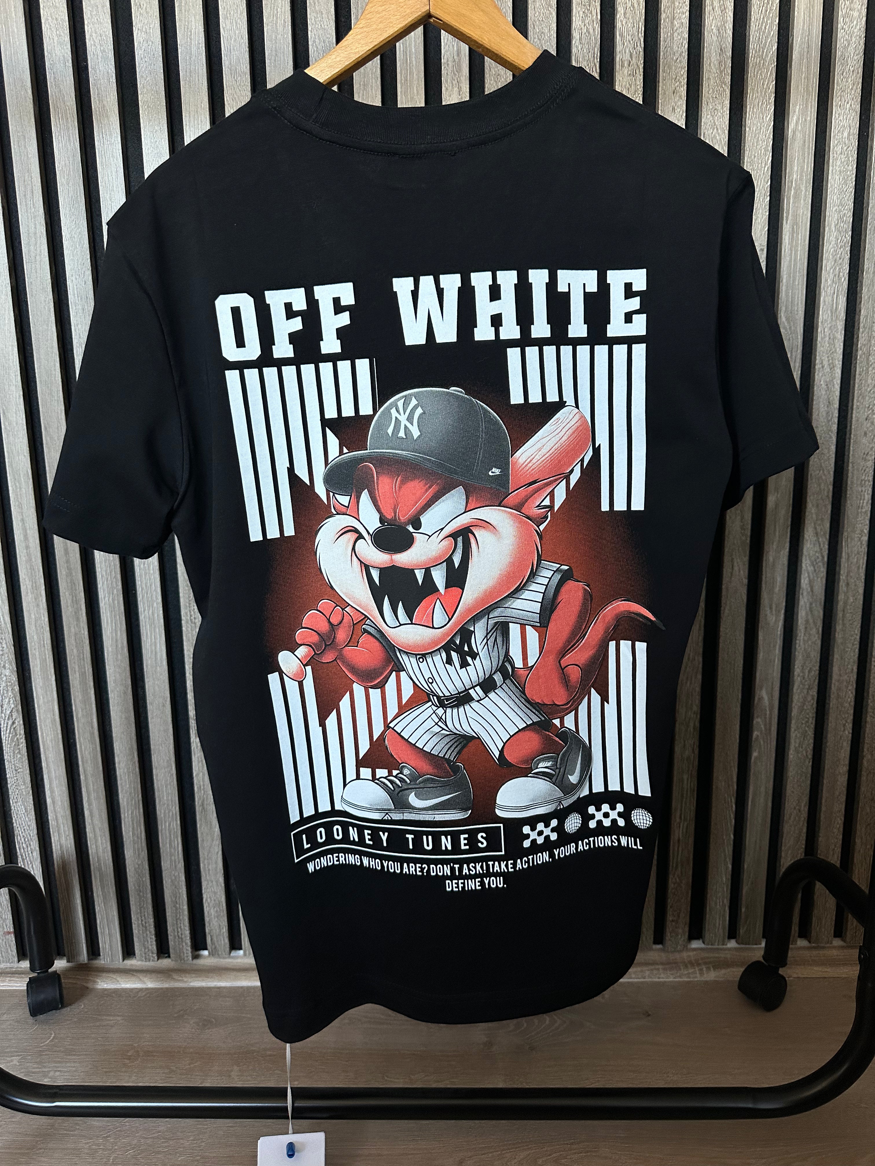 OFF-WHITE Tasmanian Devil Crna Majica
