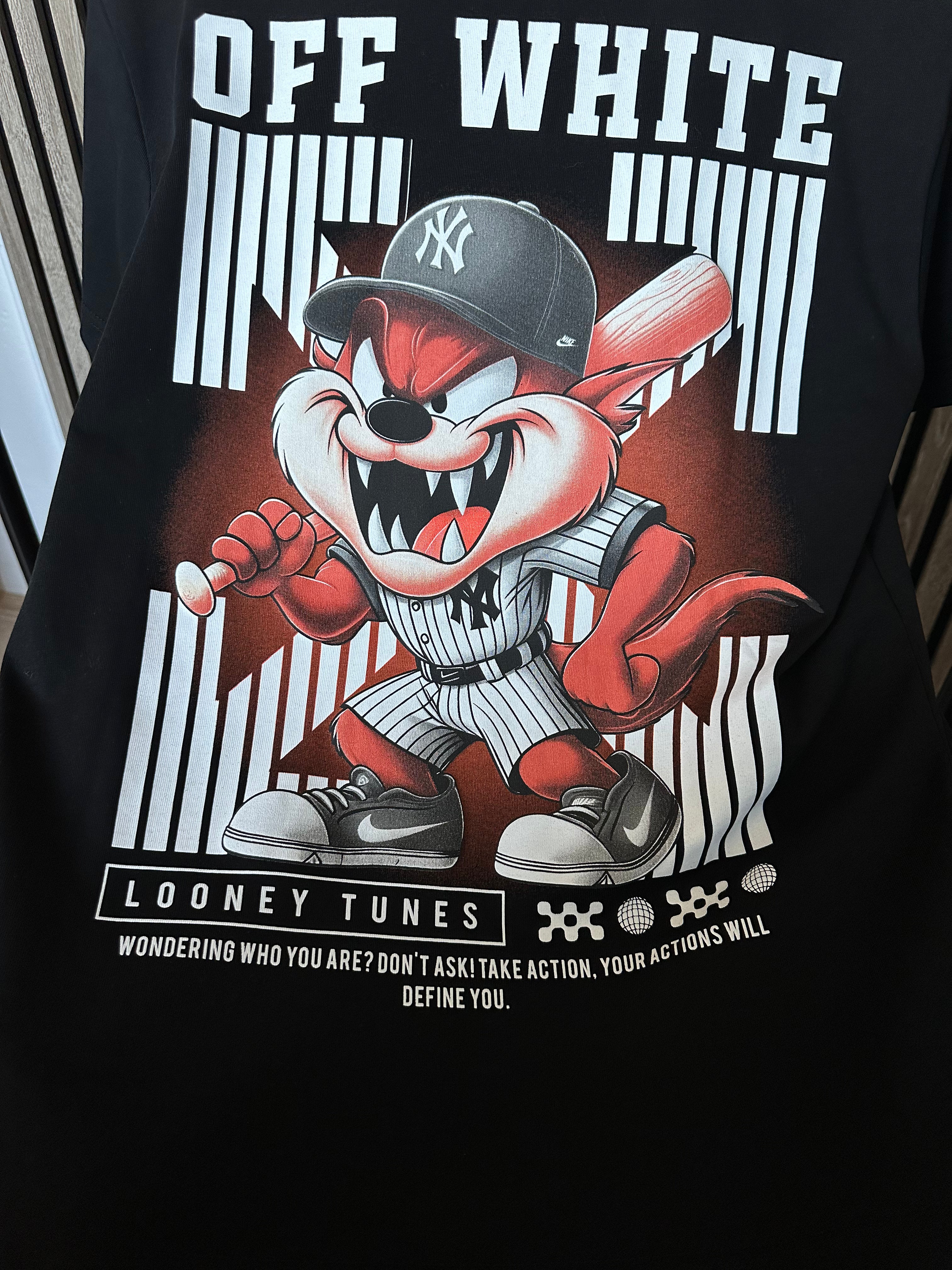 OFF-WHITE Tasmanian Devil Crna Majica