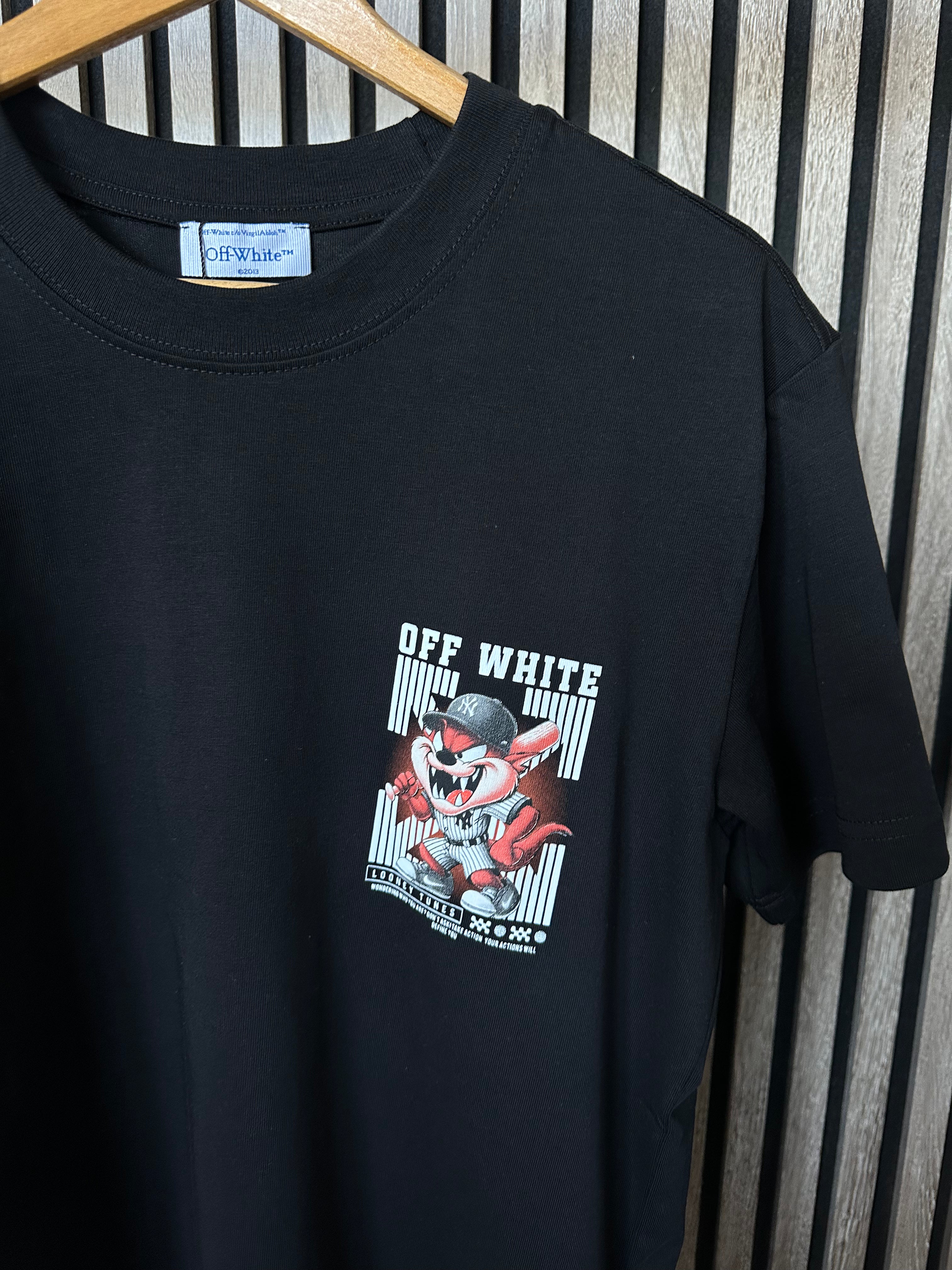OFF-WHITE Tasmanian Devil Crna Majica