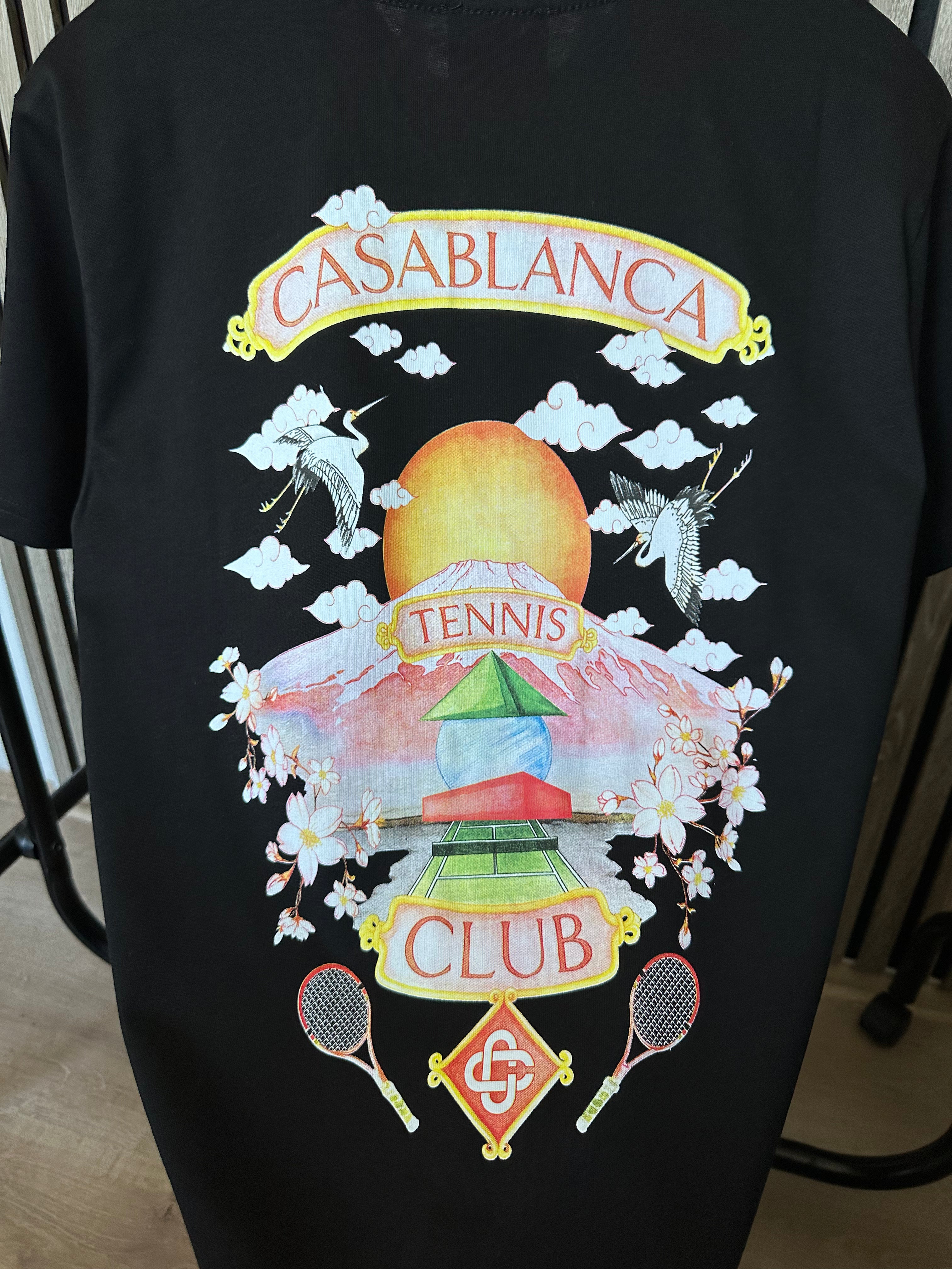 CASABLANCA Tennis Crna Majica