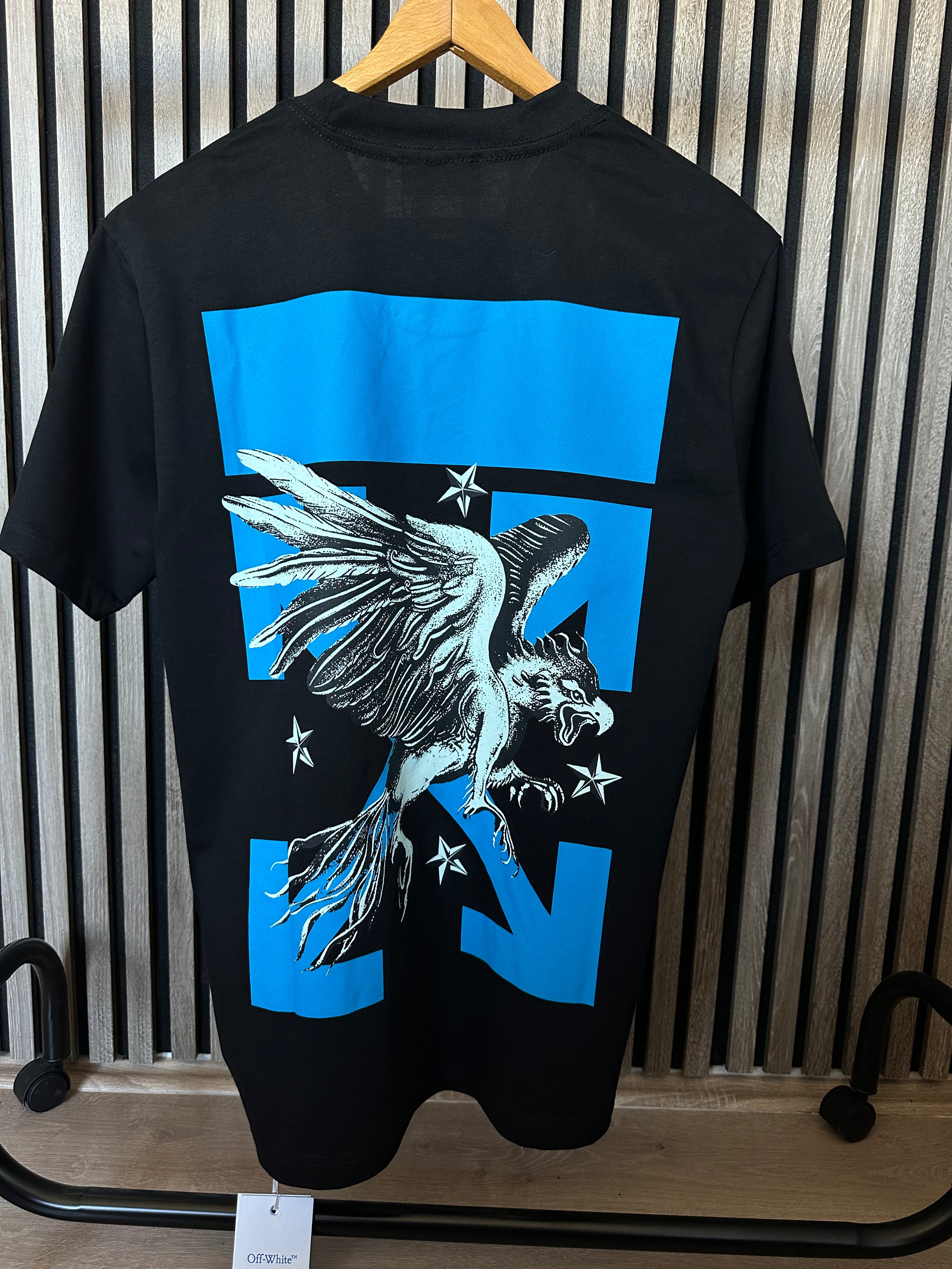 OFF-WHITE Eagle Bela Majica