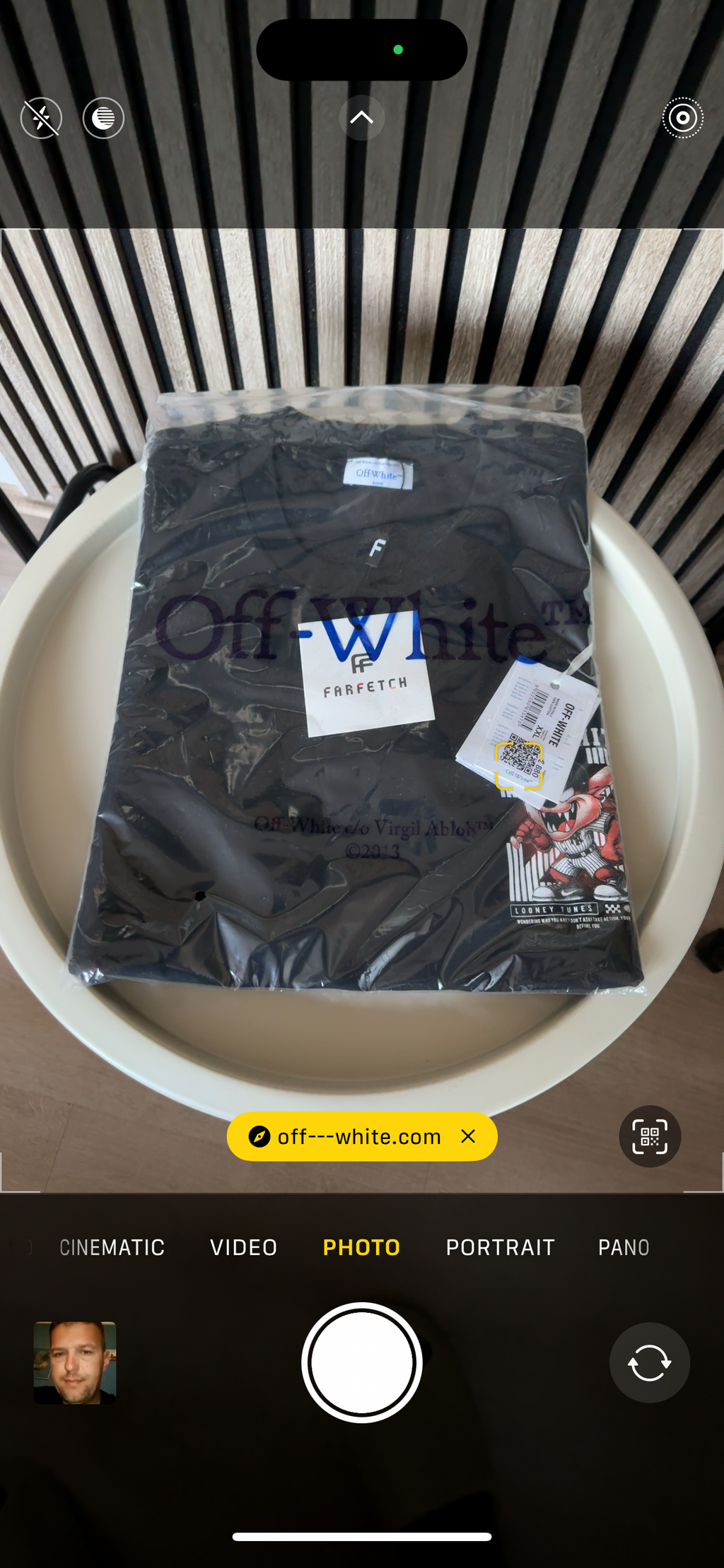 OFF-WHITE Tasmanian Devil Crna Majica